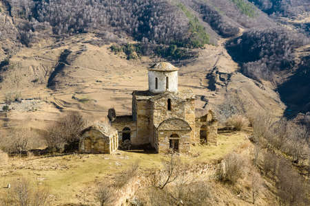 Senty Church in the Caucasus mountains