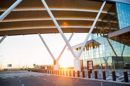 ROSTOV-ON-DON, RUSSIA - 7 OCTOBER 2018: View of Platov airport in Rostovのeditorial素材