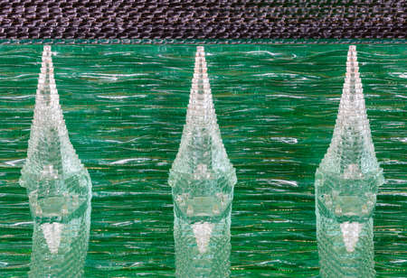 MAGNIFICENT SERPENT    MADE OF GLASSの写真素材