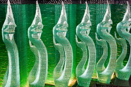 MAGNIFICENT SERPENT    MADE OF GLASSの写真素材