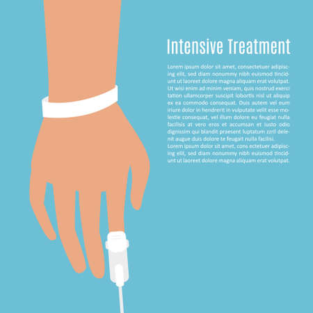 hospital patient handのイラスト素材
