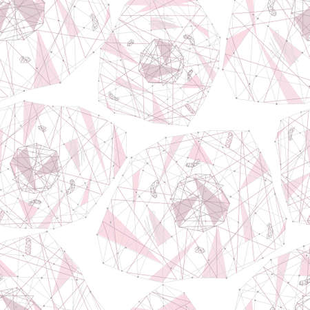 polygonal cell backgroundのイラスト素材
