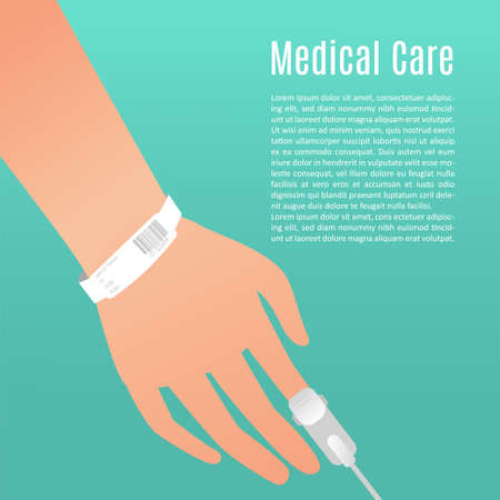 hospital patient handのイラスト素材