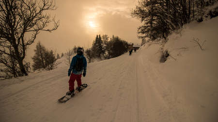 A wonderful winter dayのeditorial素材