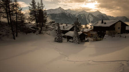 A wonderful winter dayの写真素材