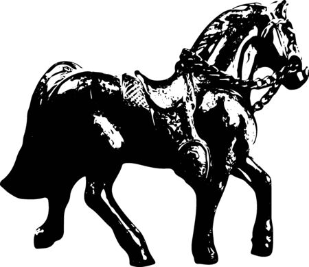 Prancing Horseのイラスト素材