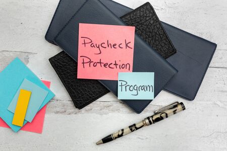 Paycheck protection program affects of pandemic crises and unemploymentの写真素材