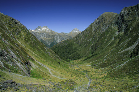 Siberia Valley, South Island, New Zealandの写真素材