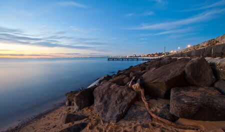 Beautiful sunset over Mornington Peninsula, Victoria, Australia