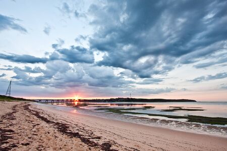Sunrise at Phillip Island, Victoria, Australia.の写真素材
