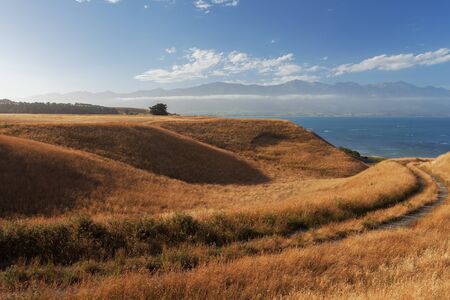 Views from Kaikoura Peninsula Walkway, Canterbury, New Zealandの写真素材