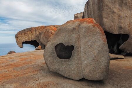 Remarkable Rocks, Kangaroo Island, South Australiaの写真素材