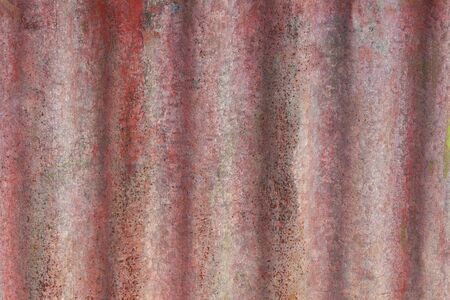 Rusty galvanized iron sheets background pattern extreme closeupの写真素材