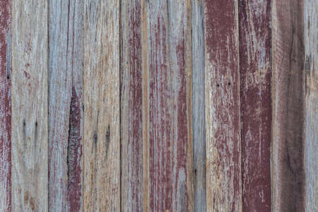 Painted wooden planks textured background pattern closeupの写真素材