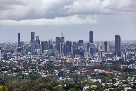 Brisbane CBD skyline. Queensland, Australiaの写真素材