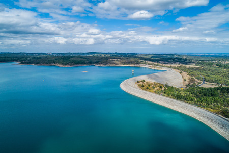 Beautiful Cardinia Reservoir Lake in Melbourne, Australiaの写真素材