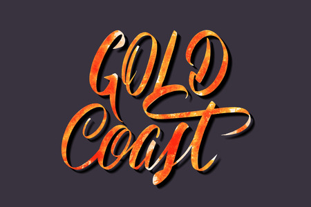 Gold Coast creative hand letteringの写真素材