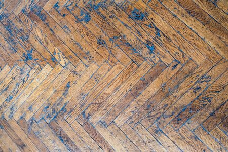 Wooden parquet floor background texture overlayの写真素材