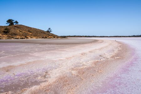 Lake Crossbie in Murray-Sunset National Park, Victoria, Australiaの写真素材