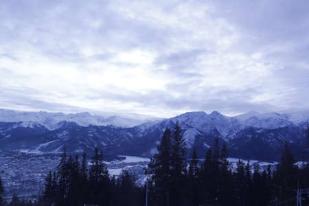Panorama of Tatra Mountains from Gobalowka