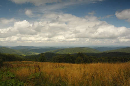 Wide landscape view from the mountainsのeditorial素材