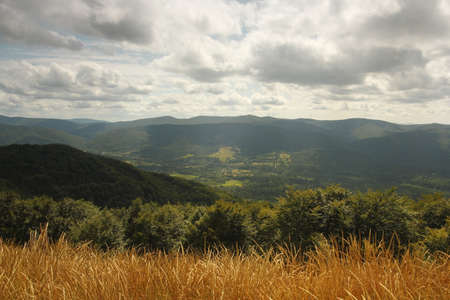 Look at the valley from the top of the mountainsのeditorial素材