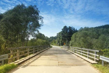 Wooden bridgeのeditorial素材