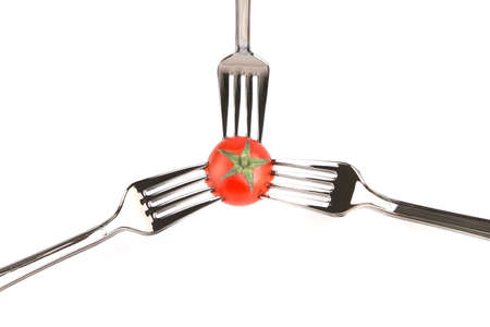 food crisic concept show over white backgroundの写真素材