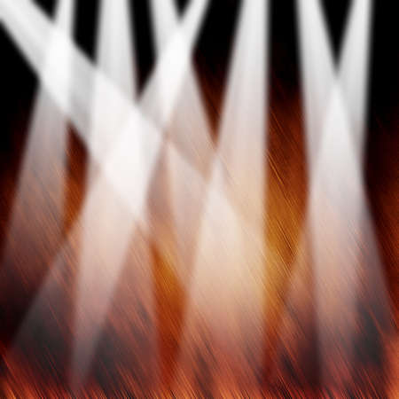 theater scene with light beams as background
