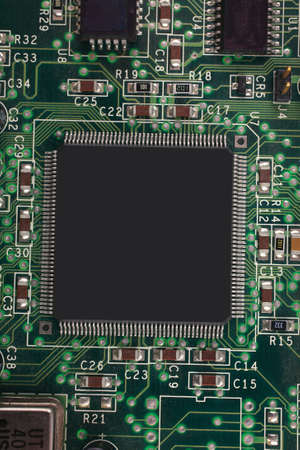close up image of processor as background