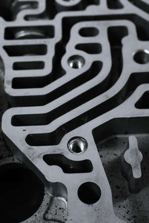 car engine : automatic transmission control center variator gearbox valve body brain