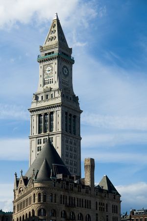 The Custom House Tower of Bostonの写真素材