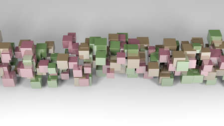 abstract cube flow