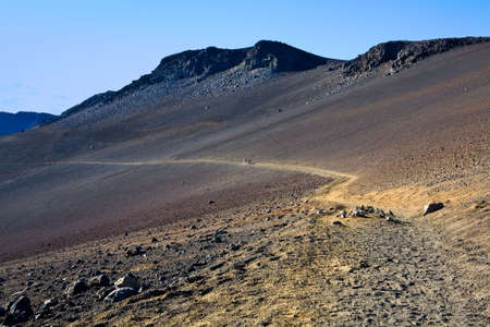 Haleakala Trail Mauiの写真素材