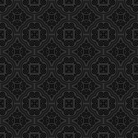Seamless Ornamental Wallpaper のイラスト素材