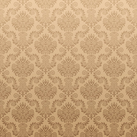 Seamless Damask wallpaper のイラスト素材