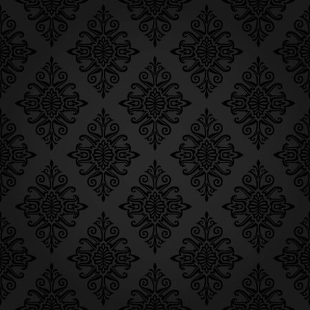 Seamless damask wallpaperのイラスト素材