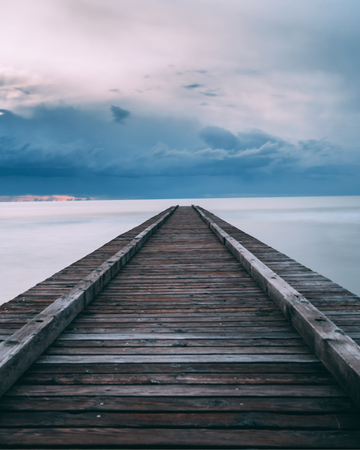 Pier in Lignanoの写真素材