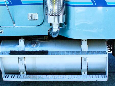 fuel tank of semi truck