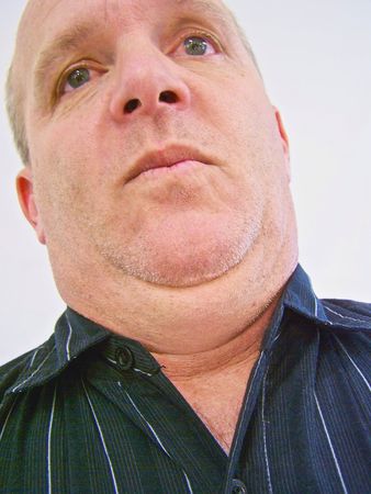 portly manの写真素材