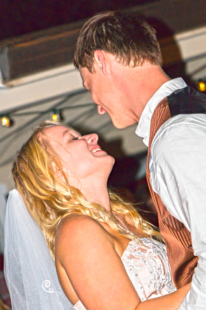 Young Man and Woman Just Got Marriedの写真素材