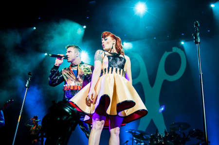 September 14, 2012 - Moscow, Russia - British pop-rock band Scissor Sisters performing live at...
