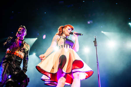 September 14, 2012 - Moscow, Russia - British pop-rock band Scissor Sisters performing live at...