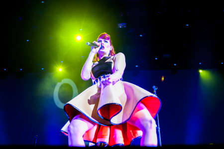 September 14, 2012 - Moscow, Russia - British pop-rock band Scissor Sisters performing live at Stadium Club, Moscow, Russia.のeditorial素材