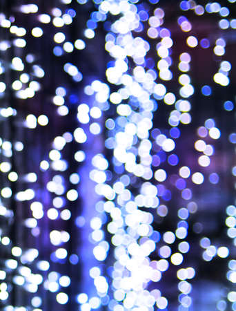 Abstract bokeh  background of Christmas lights