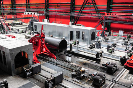 CHELYABINSK, RUSSIA - CIRCA OCTOBER, 2010 - The Chelyabinsk Tube-Rolling Plant is one of the largest producers of steel tubes and pipes in Russiaのeditorial素材