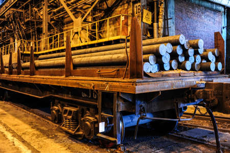 KAMENSK URALSKY, RUSSIA - CIRCA JULY, 2010  - Kamensk Uralsky Metallurgical Works (KUMZ in Russian abbreviation)  is one of the largest smelting plants in Russiaのeditorial素材