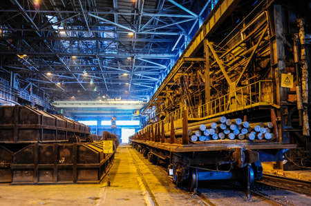 KAMENSK URALSKY, RUSSIA - CIRCA JULY, 2010  - Kamensk Uralsky Metallurgical Works (KUMZ in Russian abbreviation)  is one of the largest smelting plants in Russiaのeditorial素材