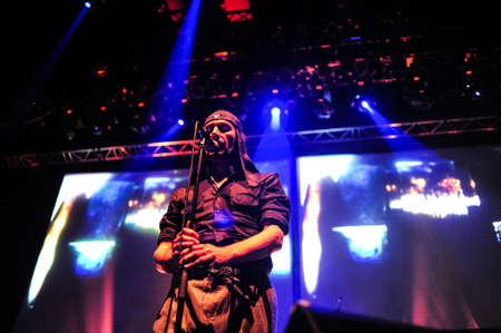 19 may, 2010 - Moscow, Russia - Slovenian avant-garde music band Laibach performing live at B1 club.
