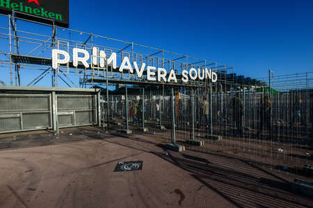 BARCELONA - MAY 24 - Entrance of Primavera Sound 2013 Festival on May 24, 2013 in Barcelona, Spain.のeditorial素材